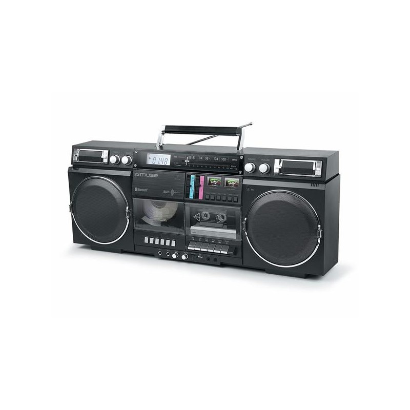 GUETTOBLASTER MUSE RADIO K7 CD USB BT M380GB M380GB - rer electronic