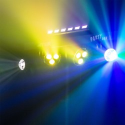 LOCATION BARRE PARTYBAR10 3 EN 1 PAR LED UV STROBE  - rer electronic