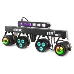 LOCATION BARRE PARTYBAR10 3 EN 1 PAR LED UV STROBE  - rer electronic