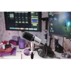 MICRO SHURE MV7+ PODCAST USB ET XLR MV7+ - rer electronic