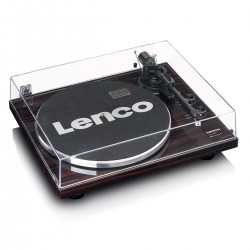 PLATINE DISQUE LENCO BRUN FONCE TRANSMISSION BLUETOOTH LBT-288WA - rer electronic