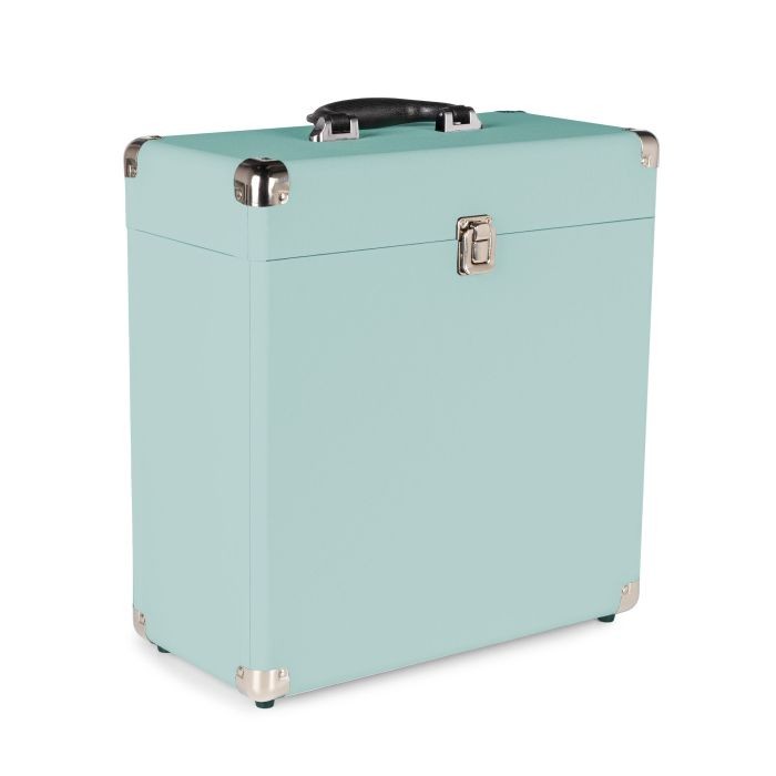 VALISE BLEU POUR 35 DISQUES VINYLES