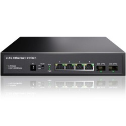 SWITCH ETHERNET HORACO 2.5GbE X4 + 2PORT 10GO ZX-SG4T2 - rer electronic