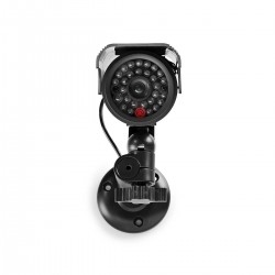 Caméra de sécurité factice solaire extérieur avec voyant clignotant DUMCBS10BK - rer electronic
