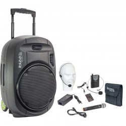 LOCATION ENCEINTE 180Watts, USB +2 micro sans fil LOCPORT15VHF - rer electronic