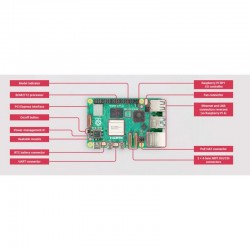 RASPBERRY PI 5 MODEL B, 16Gbt, 2.4GHZ RASPBERRYP5-16G - rer electronic