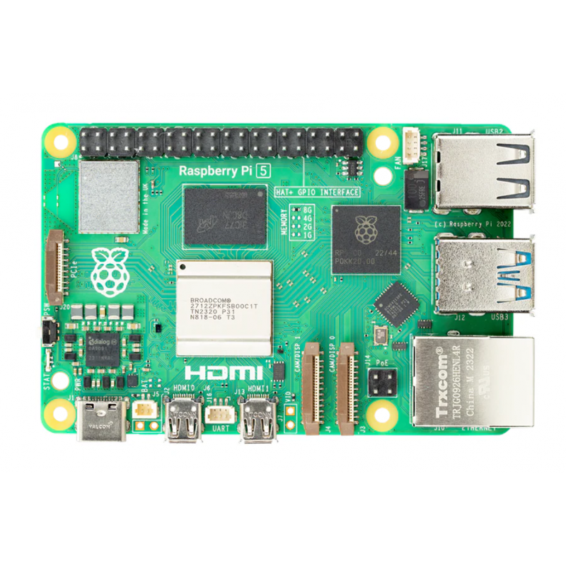 RASPBERRY PI 5 MODEL B, 16GO, 2.4GHZ RASPBERRYP5-16G - rer electronic