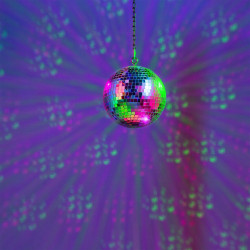 BOULE A FACETTES 20CM DISCO BOULE20 - rer electronic
