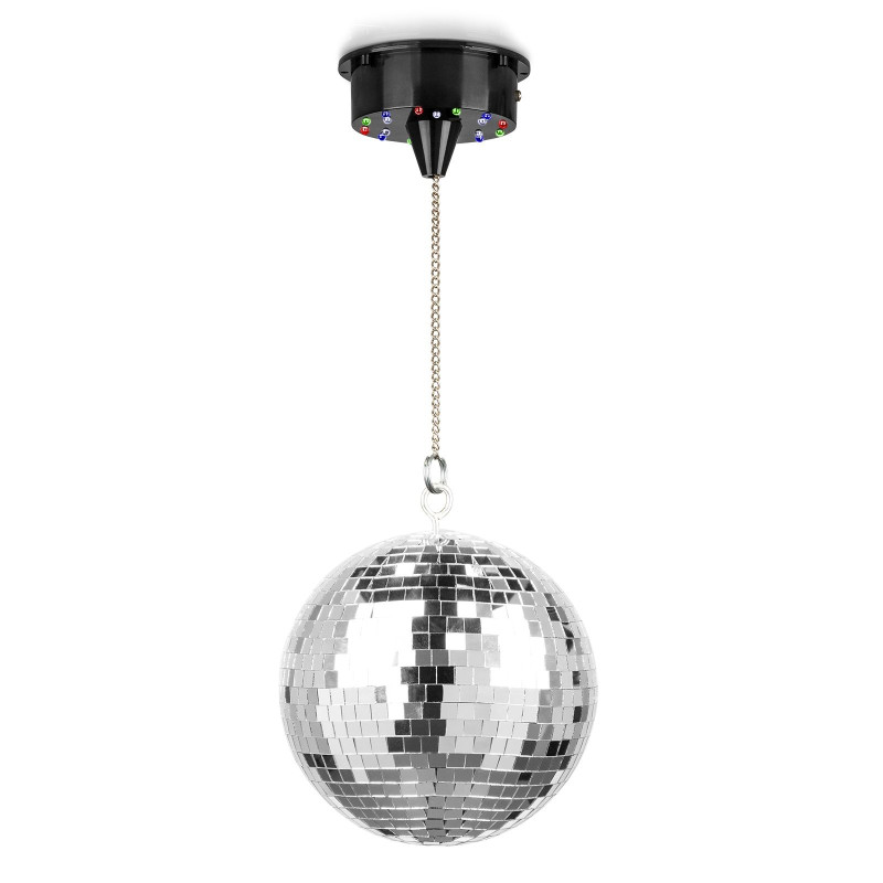 BOULE A FACETTE 20CM PACK + PROJ CHANGEUR + MOTEUR C-DISCOKIT - rer electronic