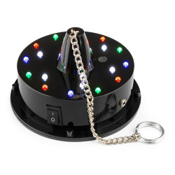 BOULE A FACETTES DISCO PACK 30CM+MOTEUR ECLAIRAGE LED RVB 3294 - rer electronic