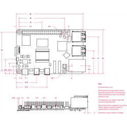 RASPBERRY PI 5 MODEL B, 2Gbt, 2.4GHZ RASPI52GB - rer electronic