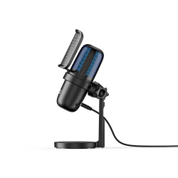 MICRO DE STREAMING USB NEDIS AVEC ANTI POP GSMIC210BK - rer electronic