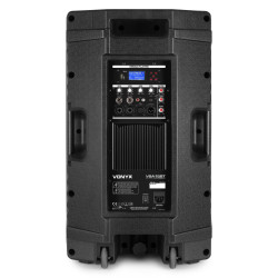 ENCEINTE AMPLIFIE VONYX 800W BT USB ENTREES MIC SUR ROULETTES VSA15BT VSA15BT - rer electronic