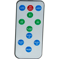 MINI LASER + LED RVB + UV AVEC TLC BATTERIE TINYLED-LASRGB - rer electronic