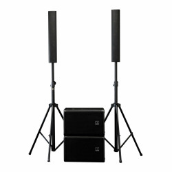 SYSTEME SON ILINE 1750W 2 CAISSONS + COLONNE ILINEPACK - rer electronic