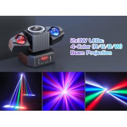 MINI LYRE BEAM RGBW + LASER BEAMRGBW - rer electronic