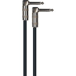 2 CORDONS PATCH JACK METAL COUDE 0.2MT P020C - rer electronic