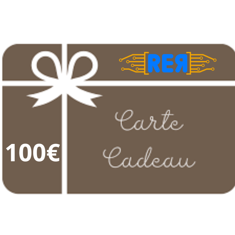 CARTE CADEAU RER 100€ carte cadeau 50 - rer electronic