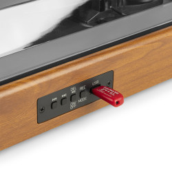 PLATINE VINYL AMPLIFIEE+ENCEINTES AUDIZIO BLUETOOTH RP335 - rer electronic