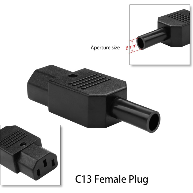 FICHE SECTEUR IEC FEMELLE 551744 - rer electronic