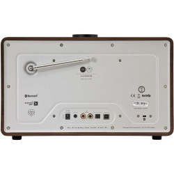 Revo Super CD ENCEINTE CD MULTIROOM DAB+ FM Bluetooth Noyer-Argenté SUPERCDARGENTE - rer electronic