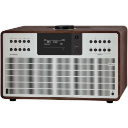 Revo Super CD ENCEINTE CD MULTIROOM DAB+ FM Bluetooth Noyer-Argenté SUPERCDARGENTE - rer electronic