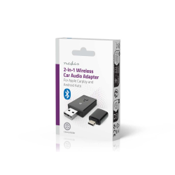 ADAPT CARPLAY ANDROID/APPLE AUTO BLUETOOTH USB CKAA2400BK - rer electronic