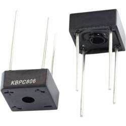 PONT DE DIODES CARRE 8A KBPC1006 - rer electronic