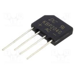 PONT DE DIODE 4A EN LIGNE KBL06 - rer electronic