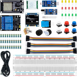 STARTER KIT ESP32 + ECRAN LEDS RELAIS ET CAPTEURS ESPSTART - rer electronic
