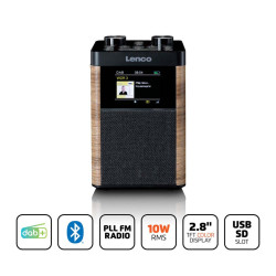 Radio portable LENCO DAB+/FM Bluetooth PDR-060WD PDR-060WD - rer electronic