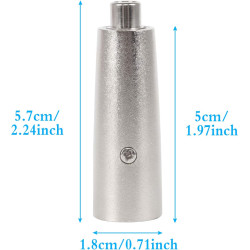 ADAPTATEUR XLR M / RCA F NA2MPMF - rer electronic