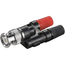 ADAPTATEUR BNC / 2BANANES GE-860 - rer electronic