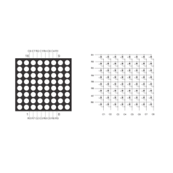 MATRICE LED 8X8 HR0263 - rer electronic