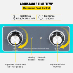 Nettoyeur à Ultrasons pour 4 Disques Vinyles+ séchoir VEVORUS4LP - rer electronic