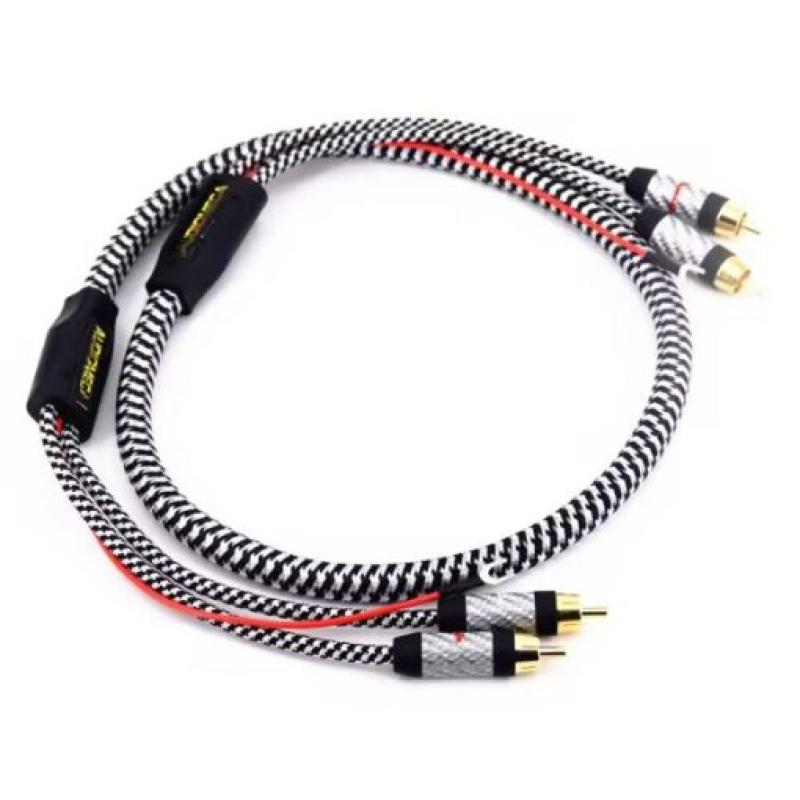 CABLE PHONO 1.5M +MASSE AUDIOMECA AUDIOMECA1.5 - rer electronic
