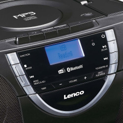 RADIO CASSETTE DAB CD BT LENCO SCD6900BK - rer electronic