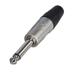 JACK 6.35 M MONO METAL REAN RP2C S2CPROBK - rer electronic