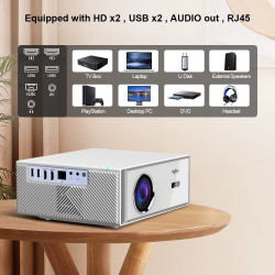 VIDEO PROJECTEUR HD 4K WIFI BT THUNDEAL TD95W TD95W - rer electronic