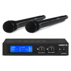 MICRO HF MAIN DOUBLE VHF WM522 2 CANAUX WM522 - rer electronic