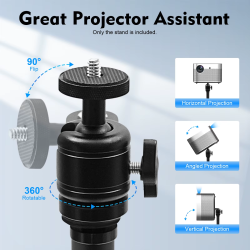 Support de projecteur rétractable 60-120 cm SUPPORTVDP - rer electronic