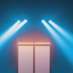 LOCATION 2 BARRES LYRE WASH + LED - FUZE TWIN +RACK + 2 PIEDS FUZZTWIN - rer electronic