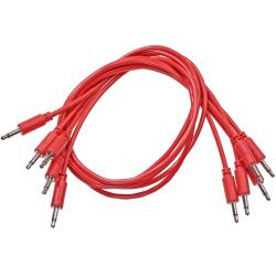 CABLE PATCH EURORACK ROUGE 50CM X5 6€/UNITE BMMPC5PK50 - rer electronic