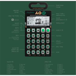 PO-12 RHYTHM TEENAGE ENGINEERING POCKET OPERATOR PO12 - rer electronic