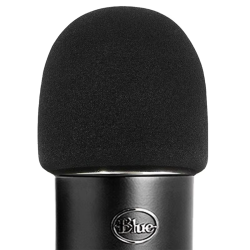 BONNETTE MICRO BLUE YETI NOIRE WS-100/SW - rer electronic
