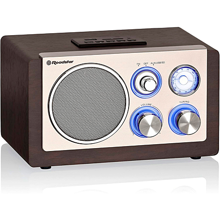 RADIO FM Roadstar HRA-1345US  COULEUR BOIS