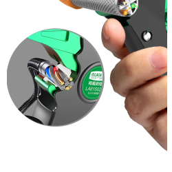 PINCE A DENUDER AUTOMATIQUE LOAO VERTE REGLABLE 25240090 - rer electronic