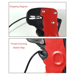 PINCE A DENUDER AUTOMATIQUE ROUGE PDI165 - rer electronic