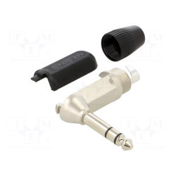 FICHE JACK 6.35 NEUTRIK COUDE STEREO NP-3RCS - rer electronic