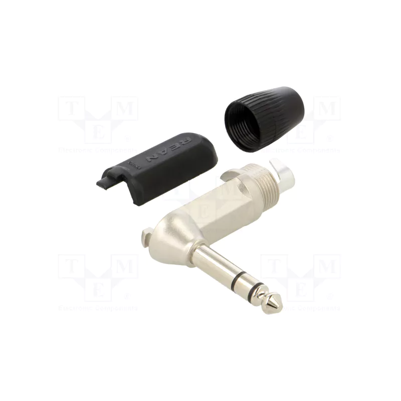 FICHE JACK 6.35 NEUTRIK COUDE STEREO NP-3RCS - rer electronic